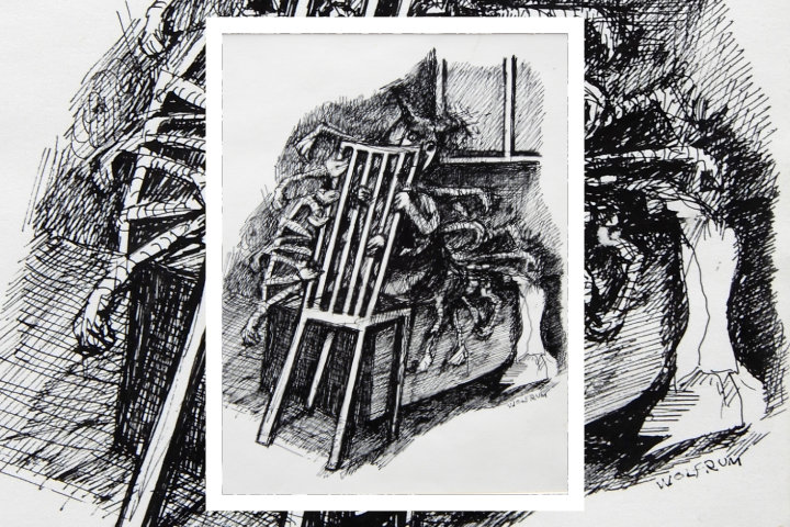 Zwölf Tuschezeichnungen zu Erzählungen von Franz Kafka